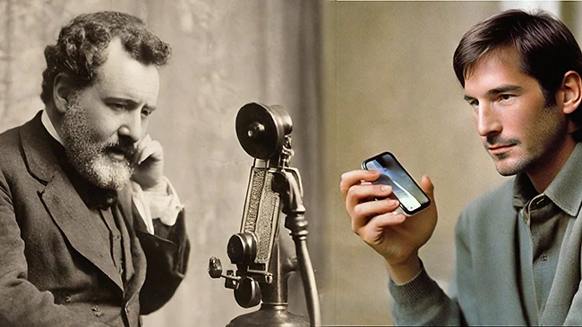 Graham Bell y la  invención del teléfono ☎️ 1876 = COMUNICACIÓN ≠ Información