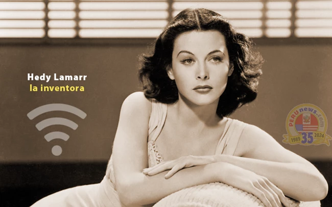 25 años con WiFi ¿Quién fue Hedy Lamarr?  {inventora del Bluetooth, WiFi, telefonía móvil…}