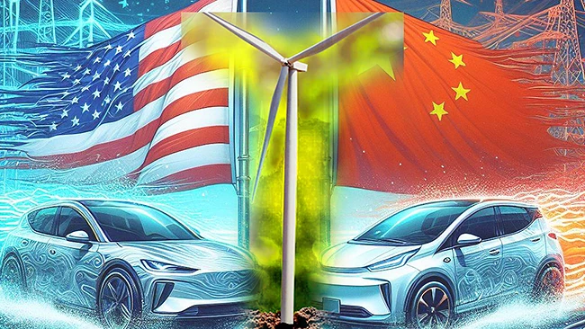 EEUU y China: Batalla por el futuro verde en autos eléctricos y tecnología ecológica