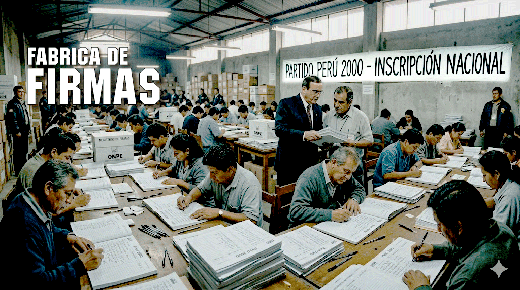 Infografía: La Fábrica de Firmas - Corrupción en el Perú